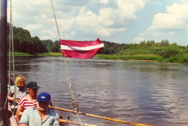Augšdaugava pie RUDŅAS ietekas