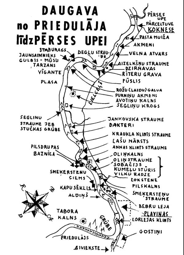 Daugavas bijušās lielās krāces