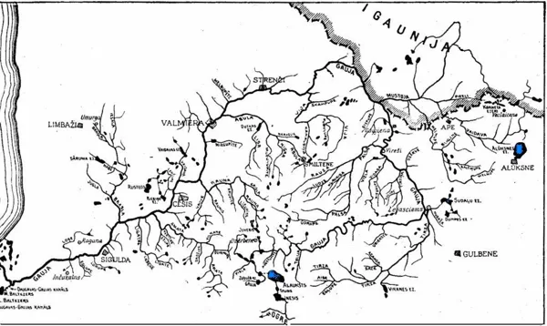 GAUJA - lielbaseina shēma